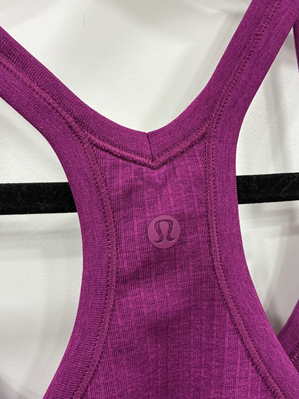 Lululemon Ebb to Street Tank Top Built-In Bra Purple Size 14 NWT - Picture 2 of 5